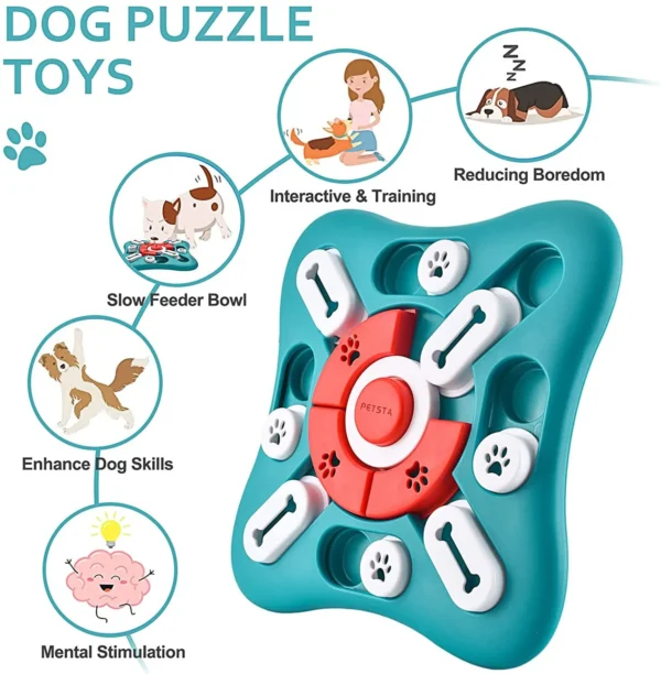 Mental Stimulation Treat Dispensing Smart Puzzle